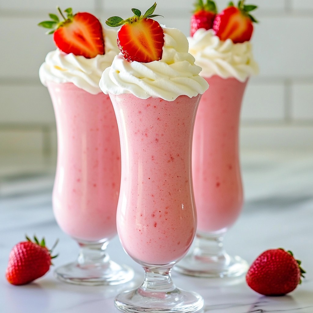 Strawberry Cheesecake Smoothie Refreshing and Creamy