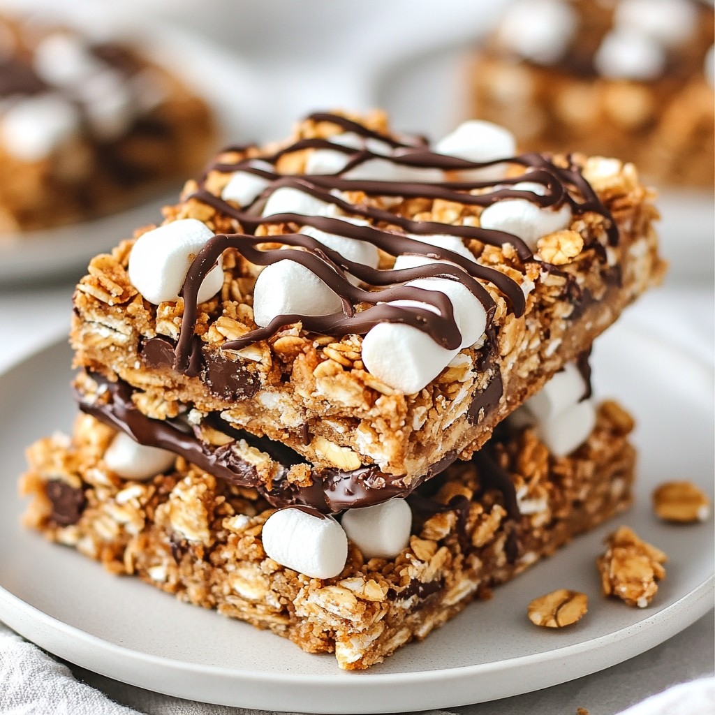 S’mores Granola Bars Tasty and Simple Recipe