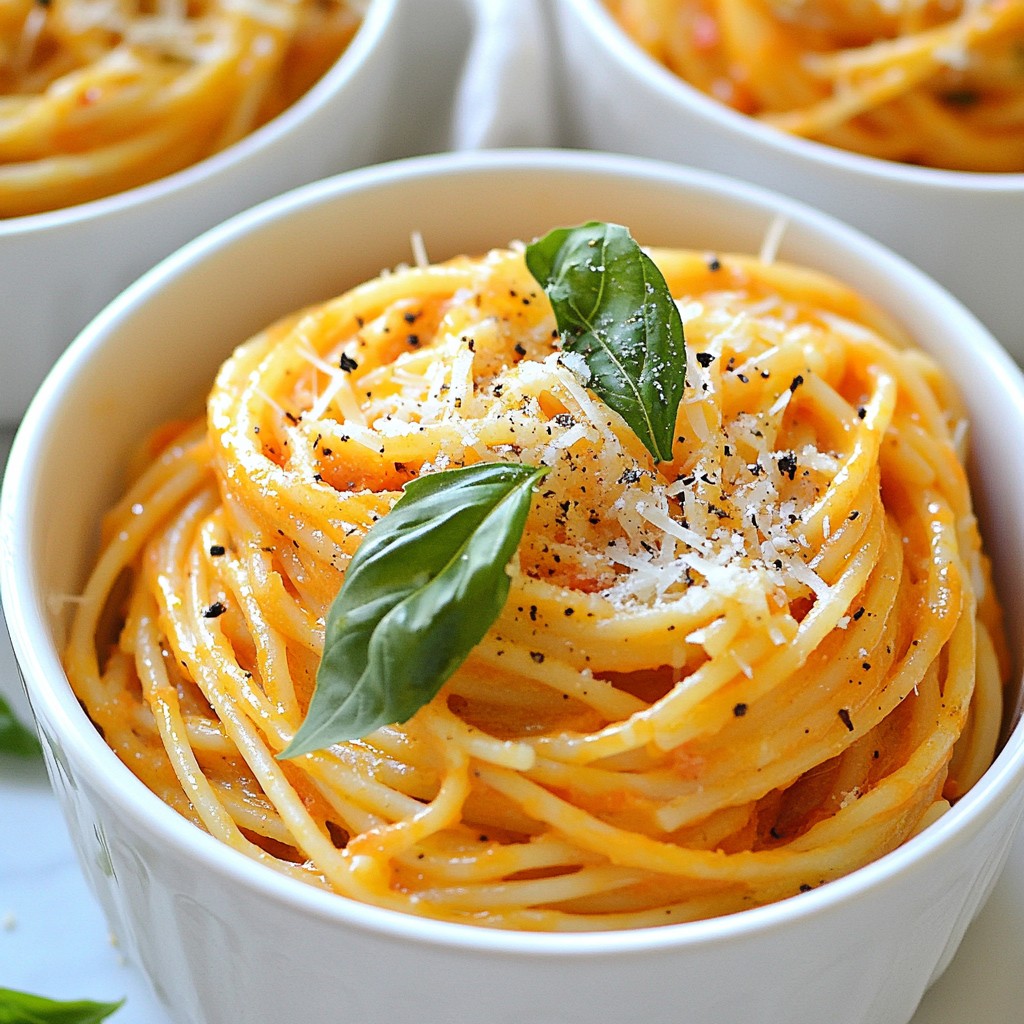 Roasted Red Pepper Pasta Quick and Tasty Recipe