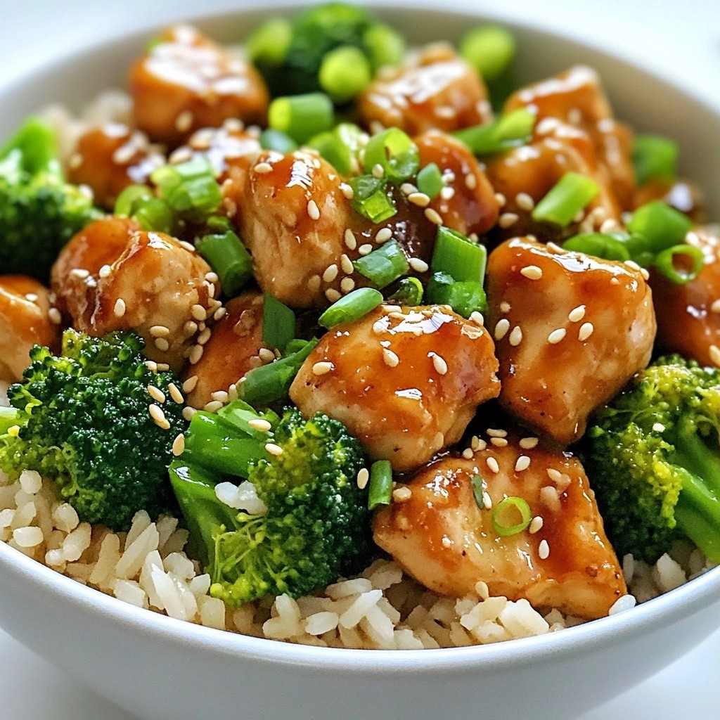 Affordable Teriyaki Chicken and Broccoli Bowls Delight