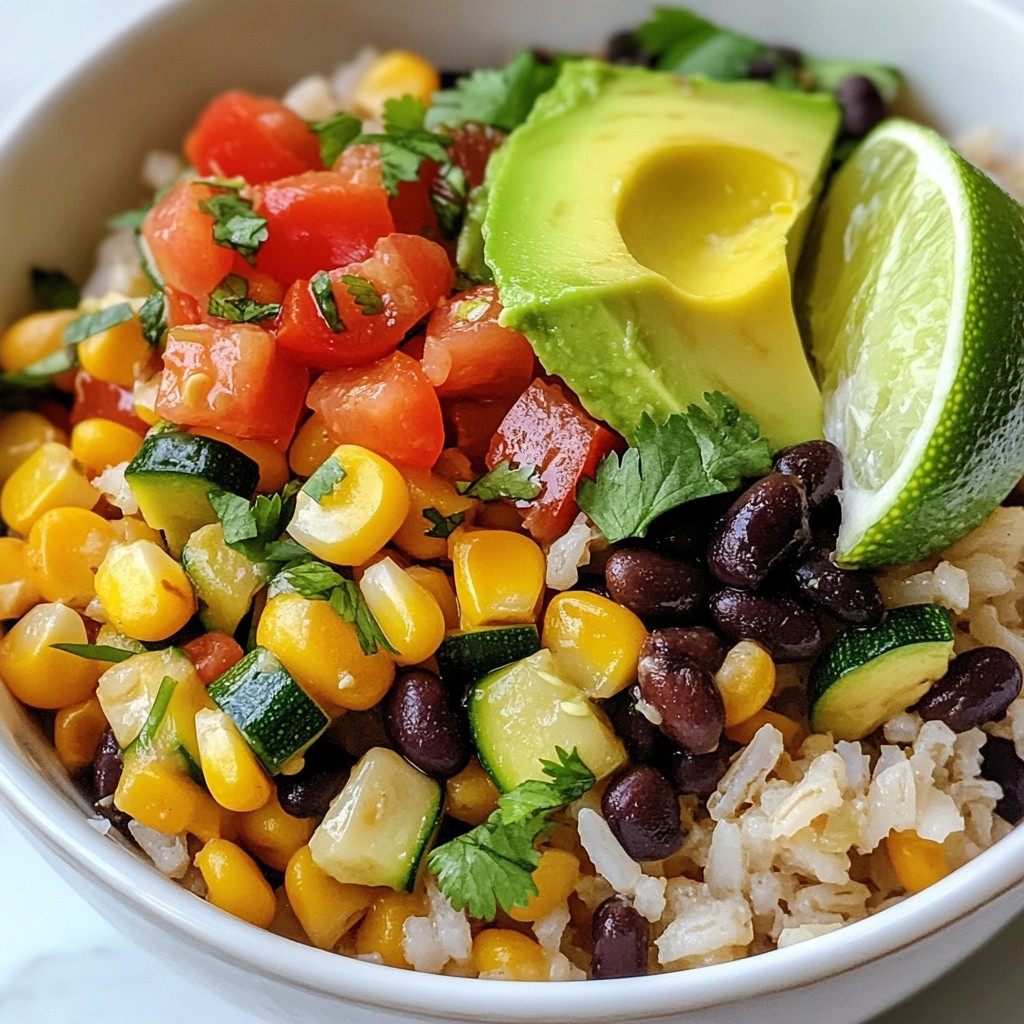 Affordable Veggie and Rice Burrito Bowl Recipe