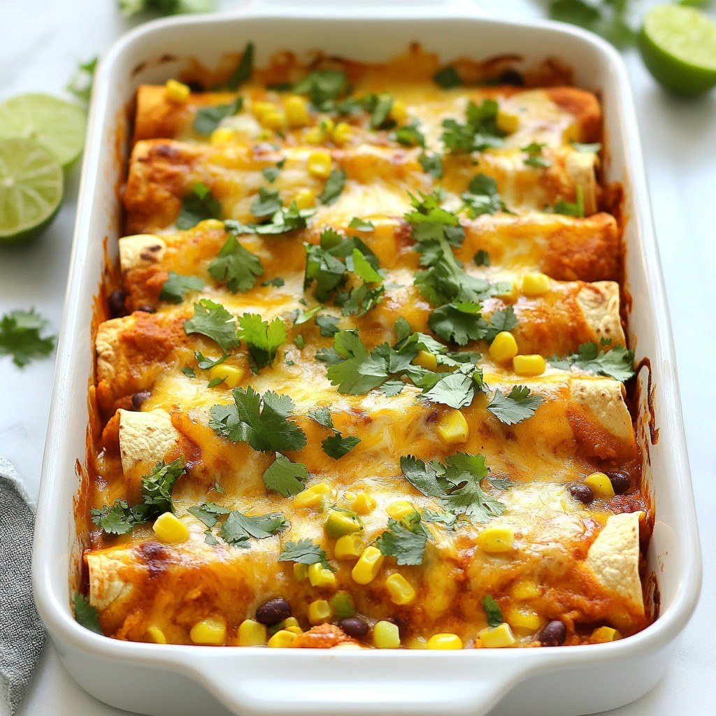 Affordable Sweet Potato and Black Bean Enchiladas Recipe
