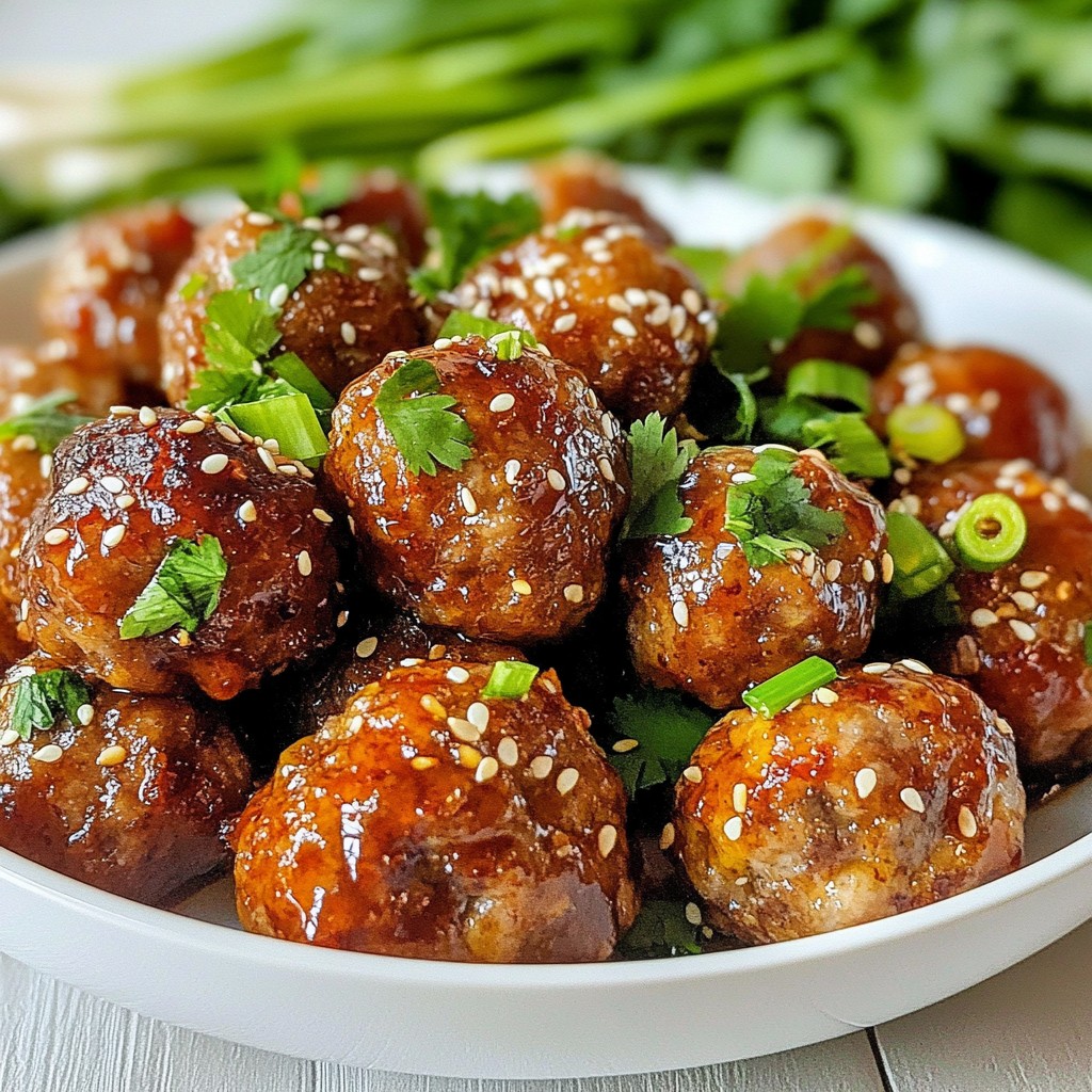 Sriracha Honey Glazed Meatballs Tasty and Quick Recipe