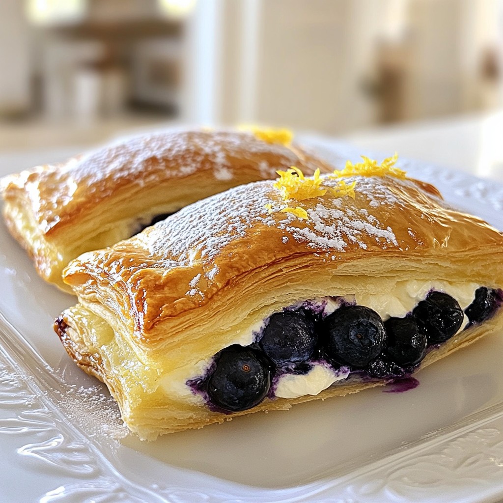 Blueberry Cream Cheese Danish Delightful Breakfast Bite