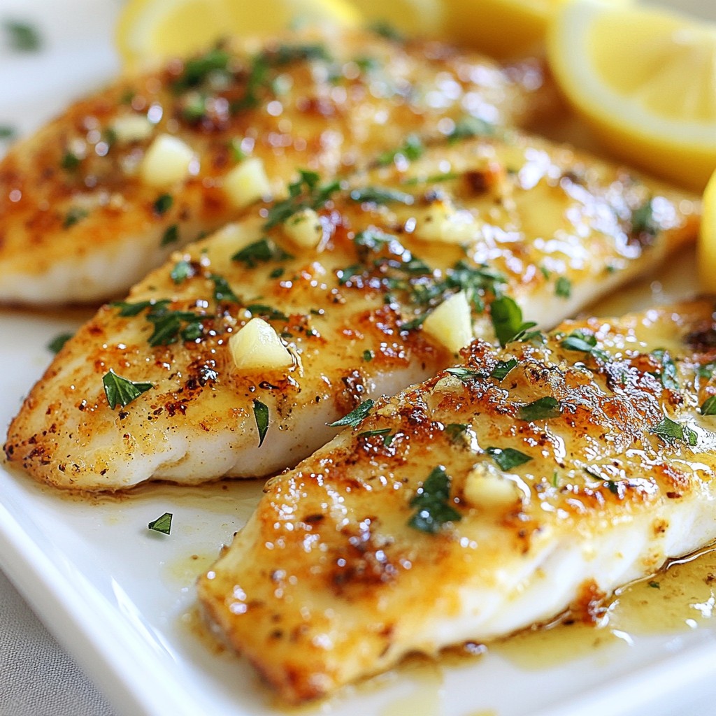 Cheap Garlic Butter Tilapia Fillets Easy Dinner Option