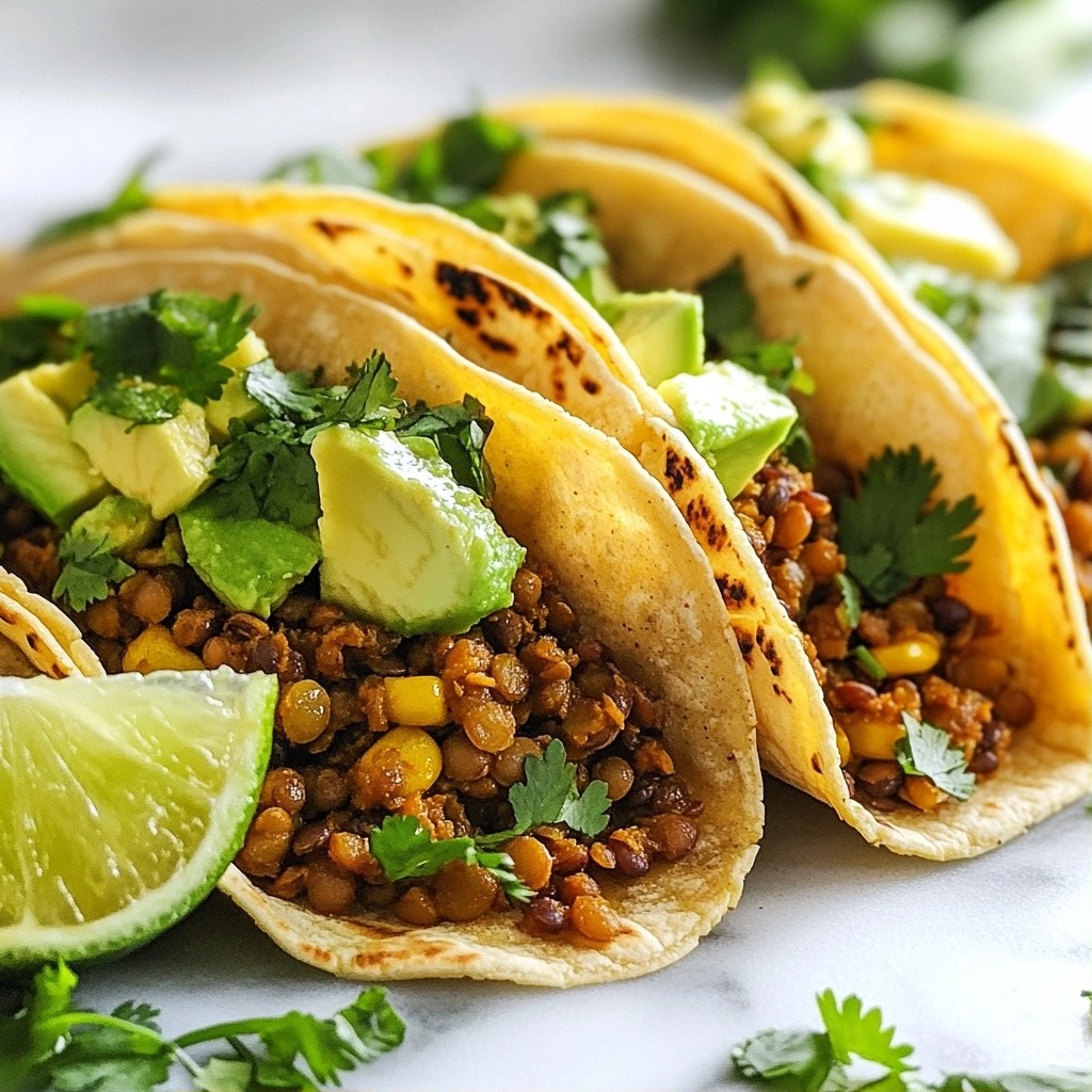 Budget-Friendly Spicy Lentil Tacos for Delicious Meals