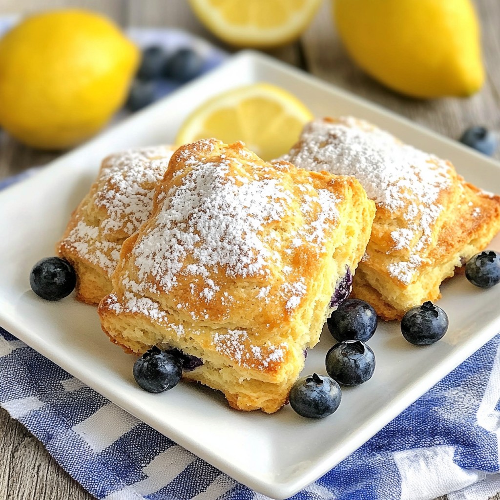 Lemon Blueberry Scones Fresh and Flavorful Recipe