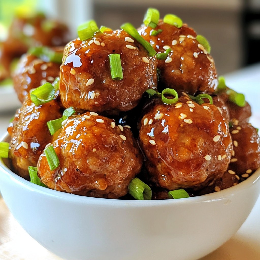 Honey Garlic Glazed Meatballs Savory and Simple Recipe
