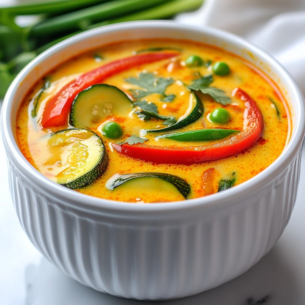 Spicy Thai Coconut Curry Soup Comforting and Simple