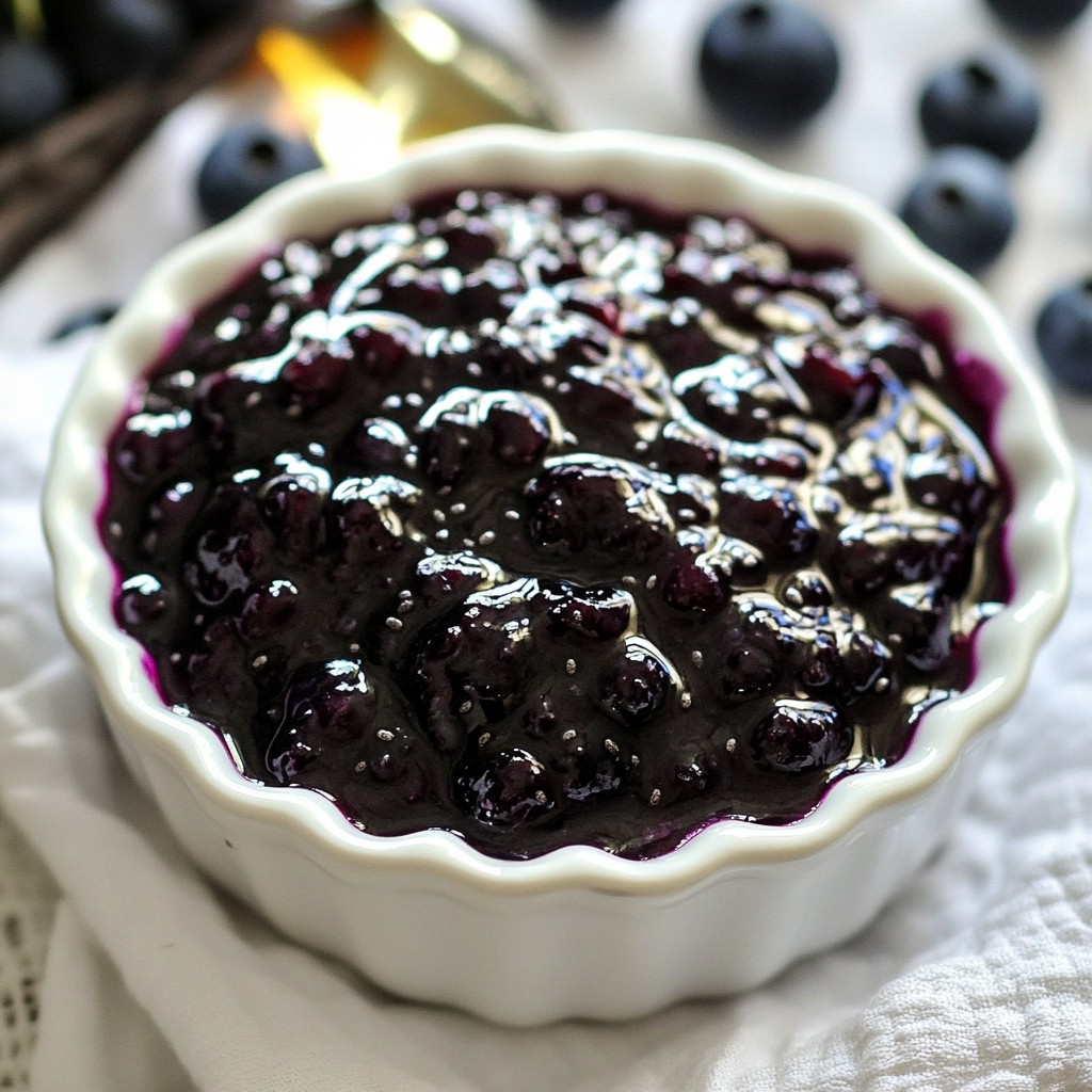 Blueberry Chia Jam Flavorful and Healthy Spread