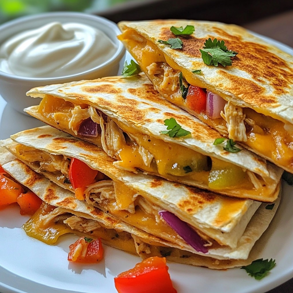 Chipotle Chicken Quesadillas Flavorful and Easy Recipe