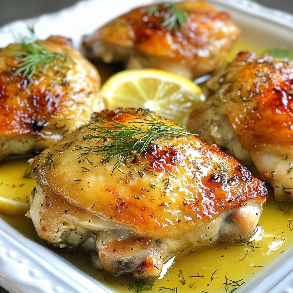 Economical Lemon Dill Chicken Thighs Easy Recipe