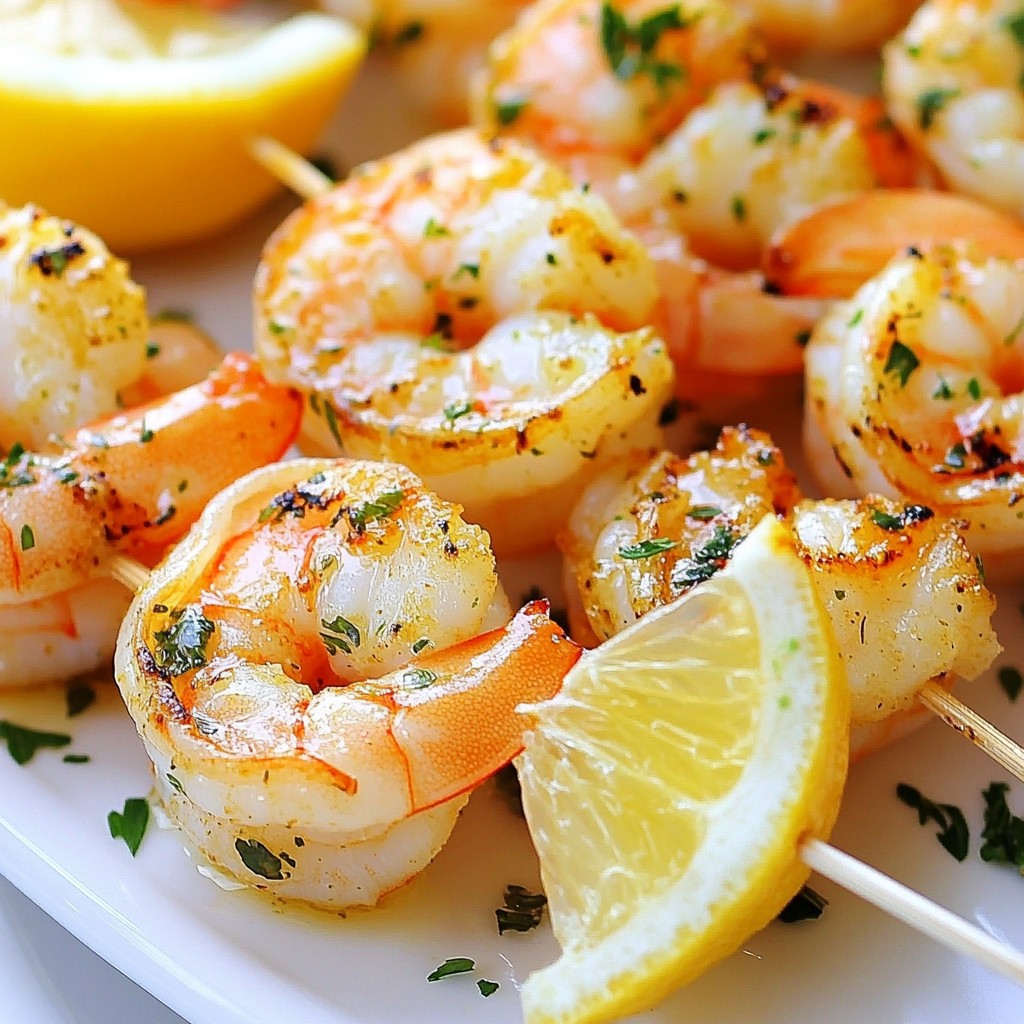 Lemon Herb Grilled Shrimp Tasty and Easy Recipe