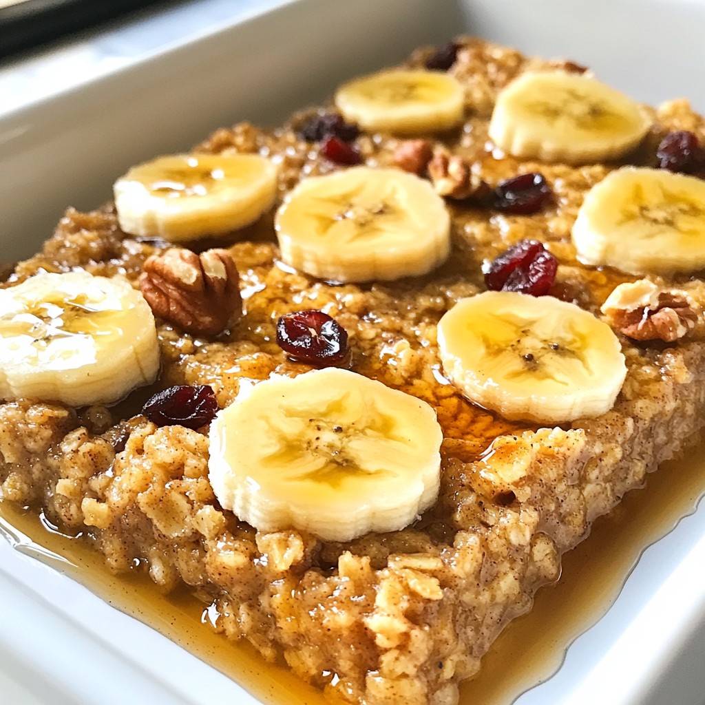 Maple Brown Sugar Oatmeal Bake for Cozy Mornings