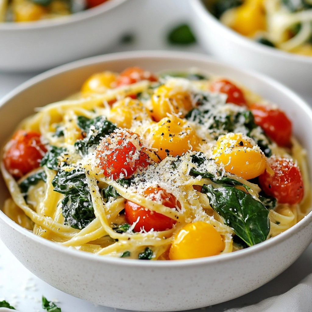 Affordable Creamy Spinach and Tomato Skillet Delight