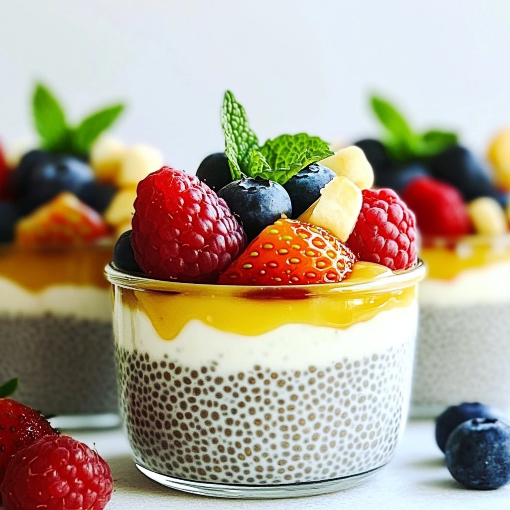 Berry Vanilla Chia Seed Pudding Delightful Recipe