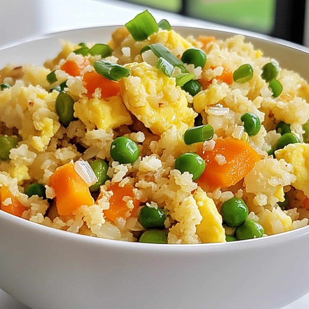 Cauliflower Fried Rice Flavorful and Easy Recipe