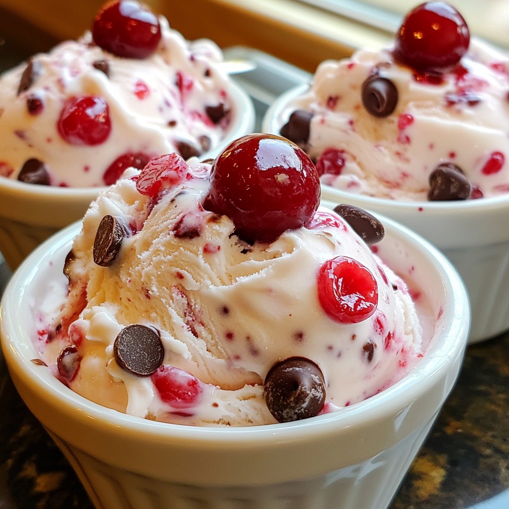 Cherry Garcia Copycat Ice Cream Easy and Delicious Treat