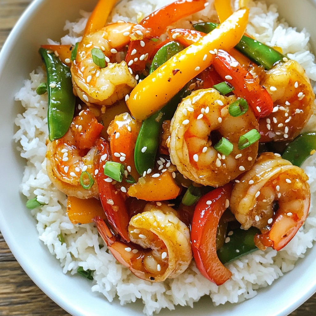 Honey Garlic Shrimp Stir Fry Quick and Tasty Meal