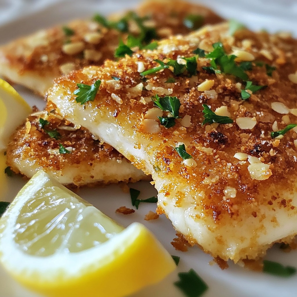 Almond Crusted Tilapia Crispy and Flavorful Delight