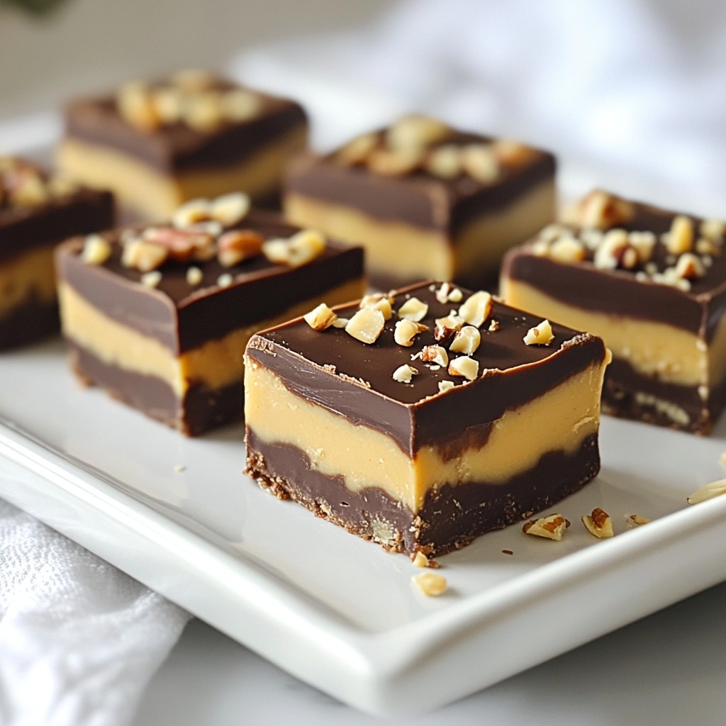 Chocolate Peanut Butter Fudge Delicious and Easy Treat