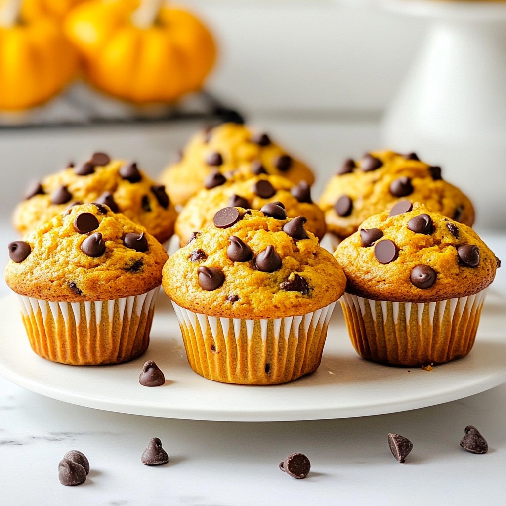 Chocolate Chip Pumpkin Muffins Delightful and Easy