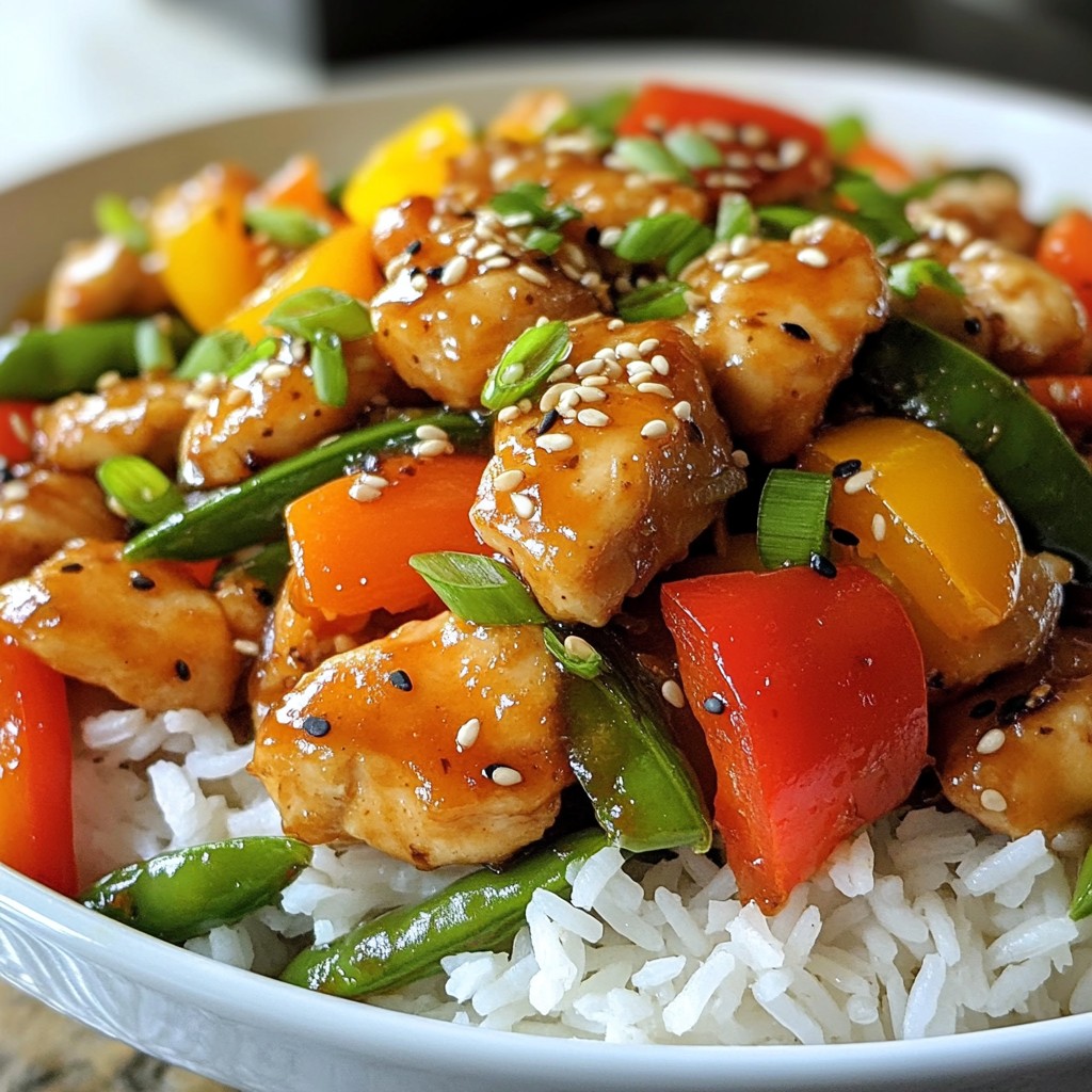 Sesame Honey Chicken Stir Fry Savory and Quick Meal