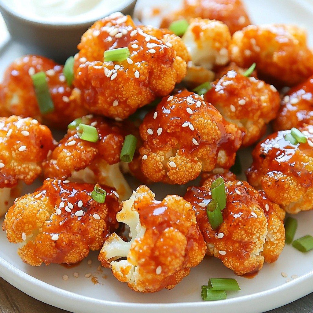 Spicy Sriracha Cauliflower Wings Flavorful Game Changer