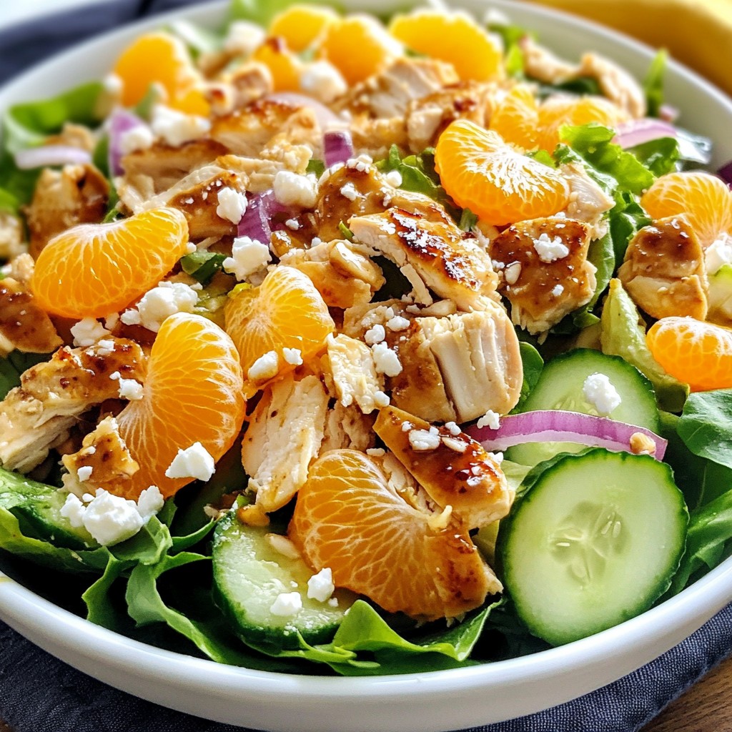 Mandarin Orange Chicken Salad Fresh and Flavorful Meal