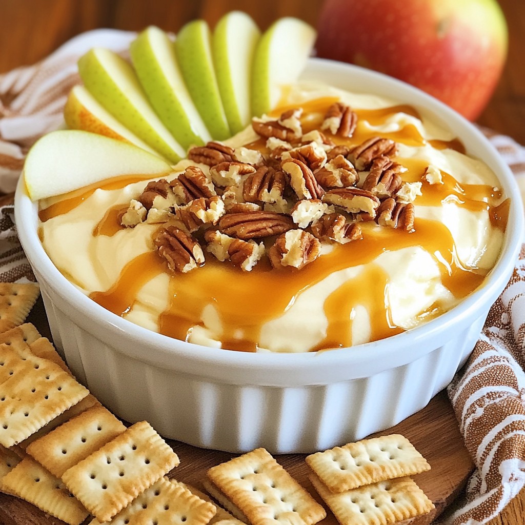 Caramel Apple Cheesecake Dip Simple and Tasty Treat