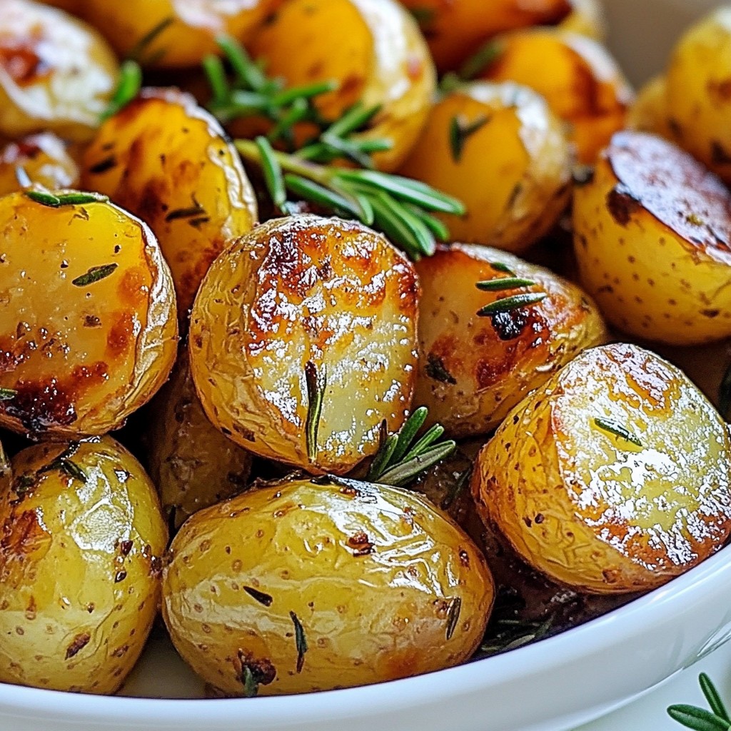Garlic Herb Roasted Potatoes Simple and Tasty Dish