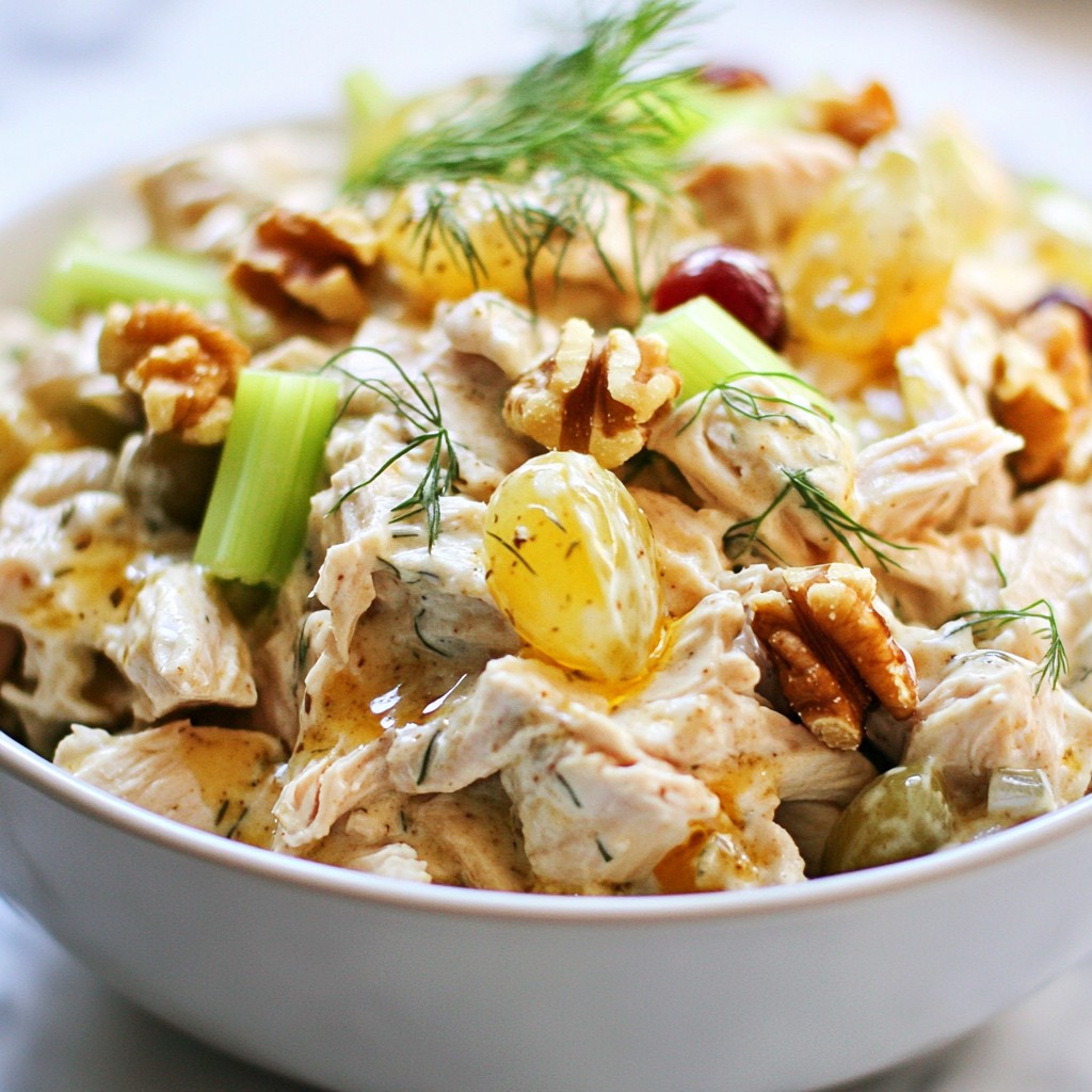 Greek Yogurt Chicken Salad Fresh and Flavorful Recipe