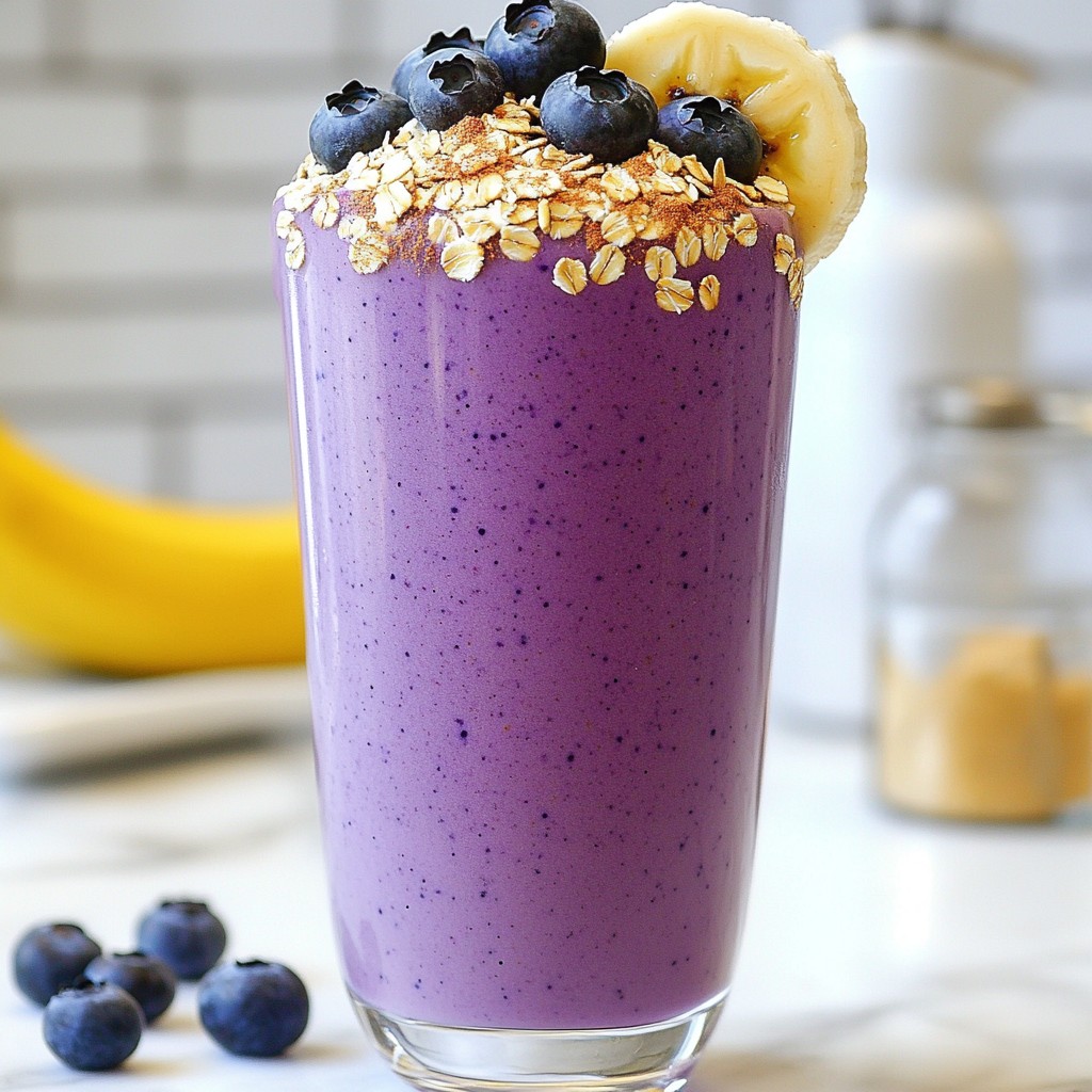 Blueberry Pie Smoothie Delicious and Nutritious Drink