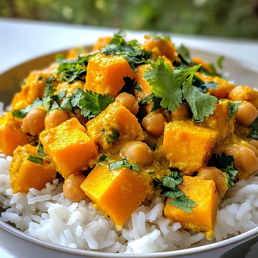 Frugal Sweet Potato and Chickpea Curry Delight