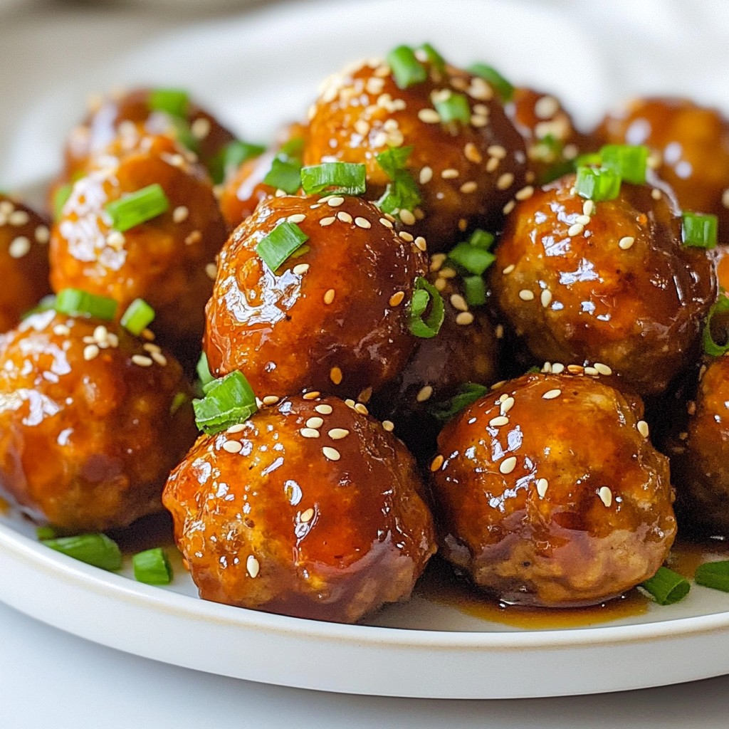 Teriyaki Glazed Meatballs Flavorful and Easy Recipe