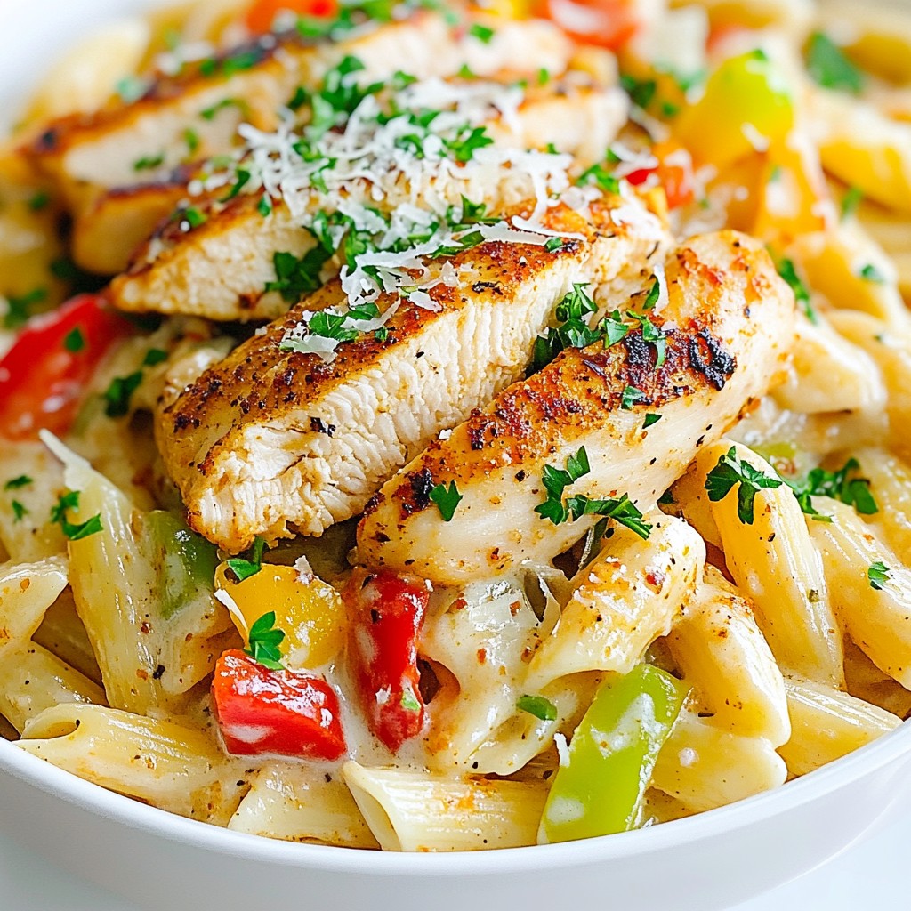Spicy Cajun Chicken Pasta Simple and Tasty Meal