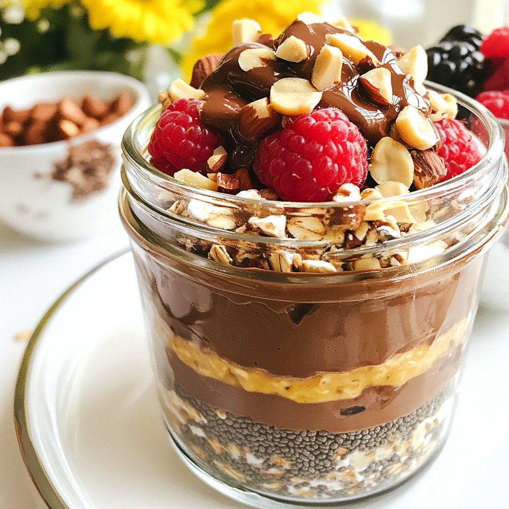 Chocolate Hazelnut Overnight Oats Simple and Tasty Dish