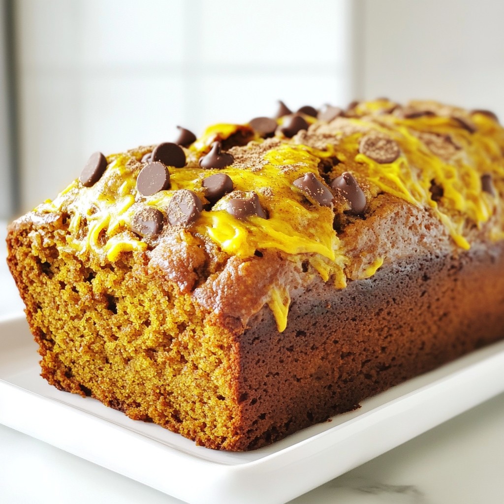Chocolate Chip Pumpkin Bread Delicious and Easy Recipe