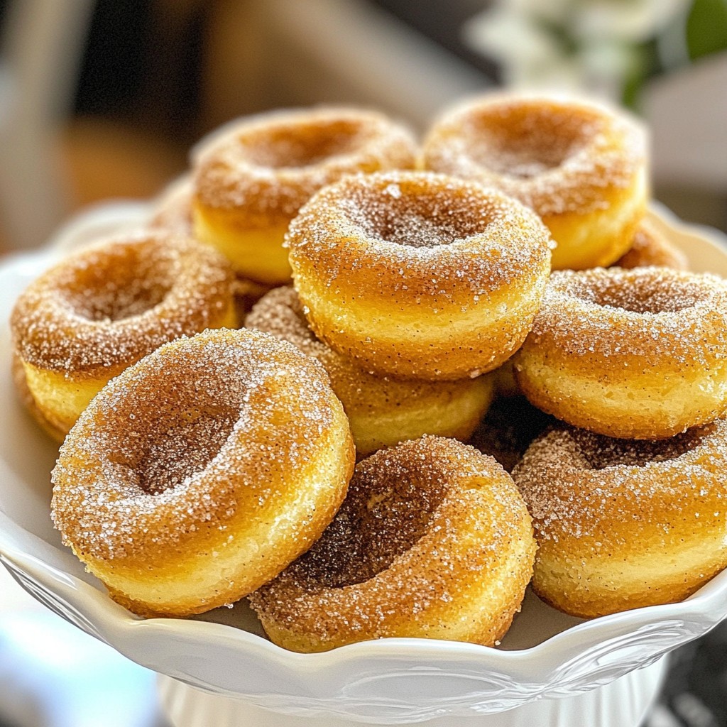 Cinnamon Sugar Donut Muffins Soft and Tasty Treat