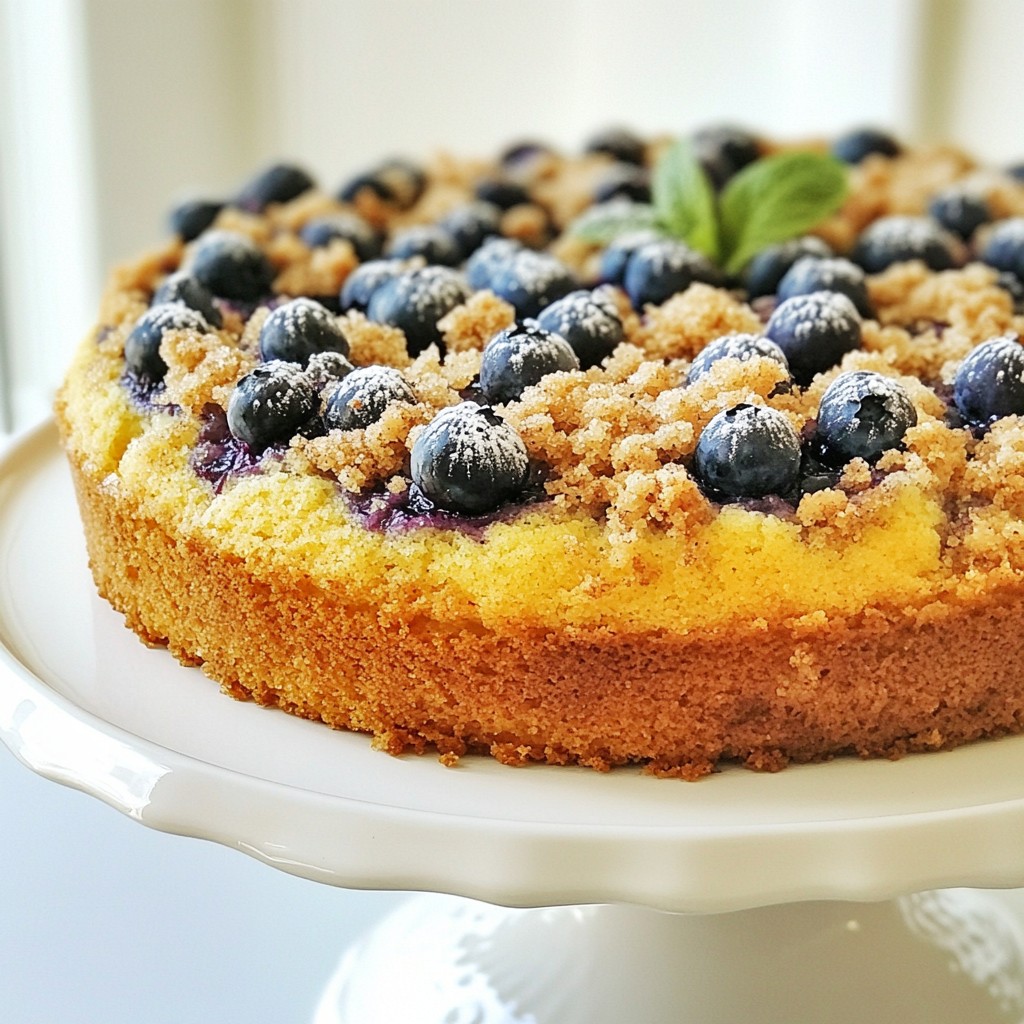 Blueberry Streusel Coffee Cake Flavorful Delight Recipe