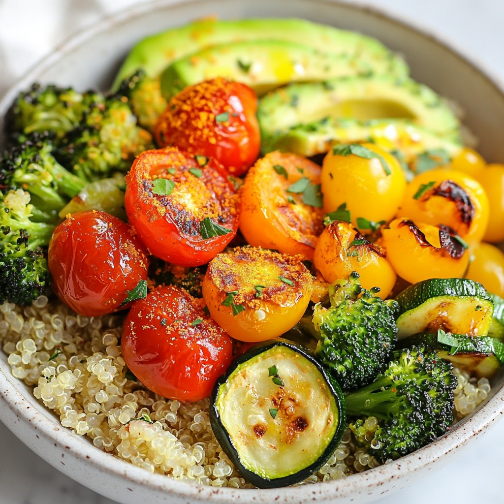 Affordable Roasted Vegetable Quinoa Bowls Delight