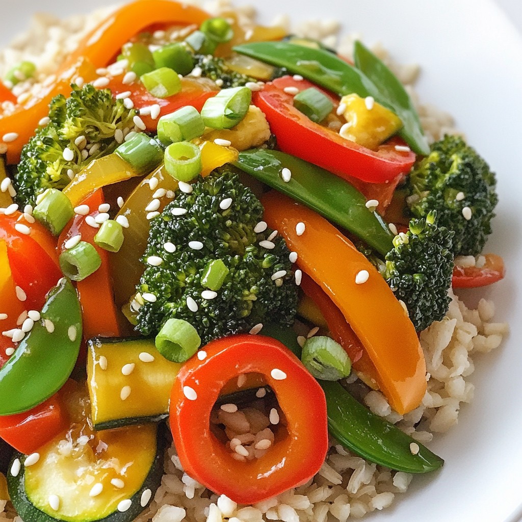 Frugal Vegetable Stir-Fry with Brown Rice Recipe