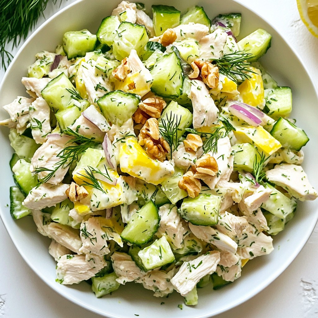 Greek Yogurt Chicken Salad Quick and Tasty Meal