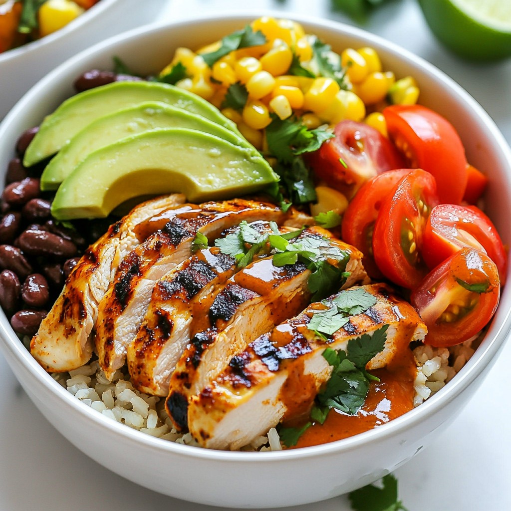 Chipotle Chicken Burrito Bowls Flavorful Meal Prep