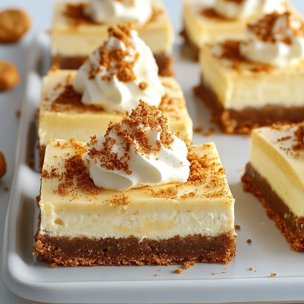 Gingerbread Cheesecake Bars Irresistible Holiday Treat