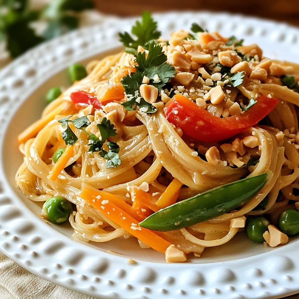 Spicy Peanut Noodle Stir-Fry Flavorful Family Meal