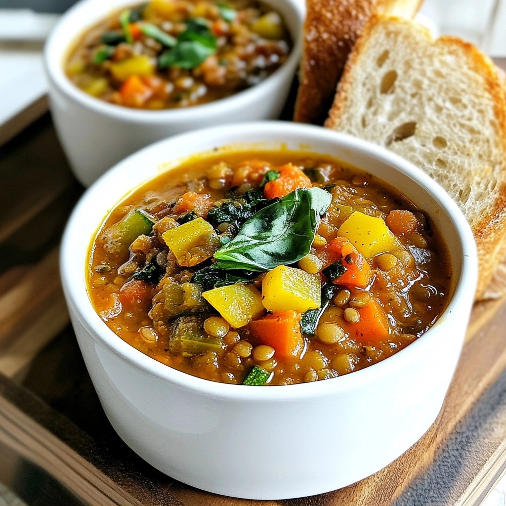Affordable Spicy Lentil and Vegetable Stew Recipe