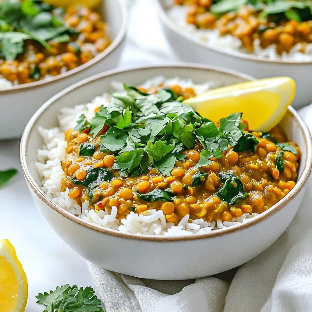 Affordable Curried Lentil and Rice Bowls Recipe