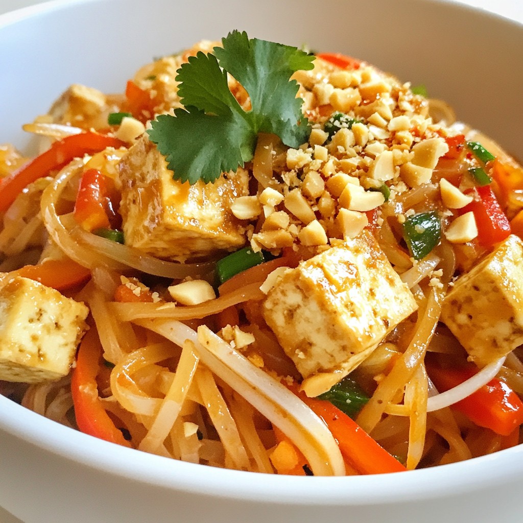 Vegetarian Pad Thai Simple and Flavorful Dish