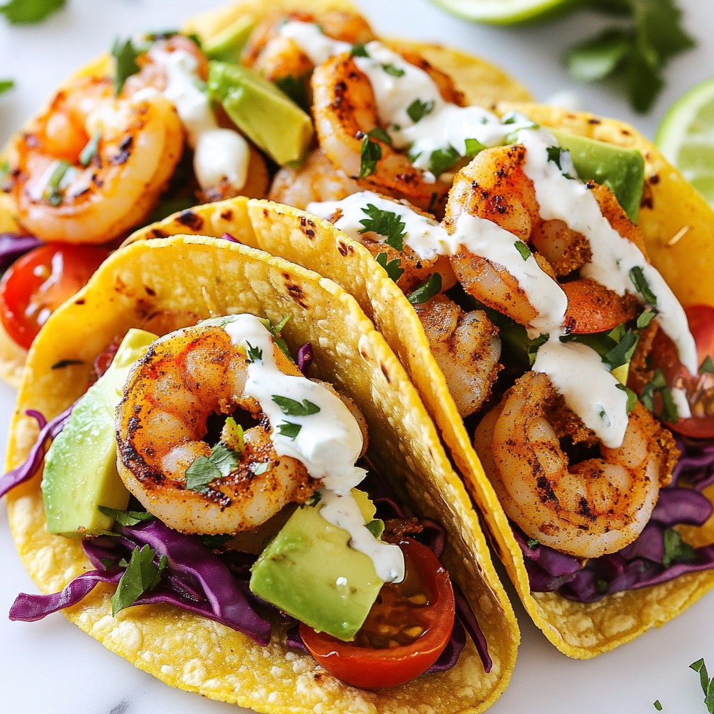 Spicy Cajun Shrimp Tacos Flavorful and Simple Meal